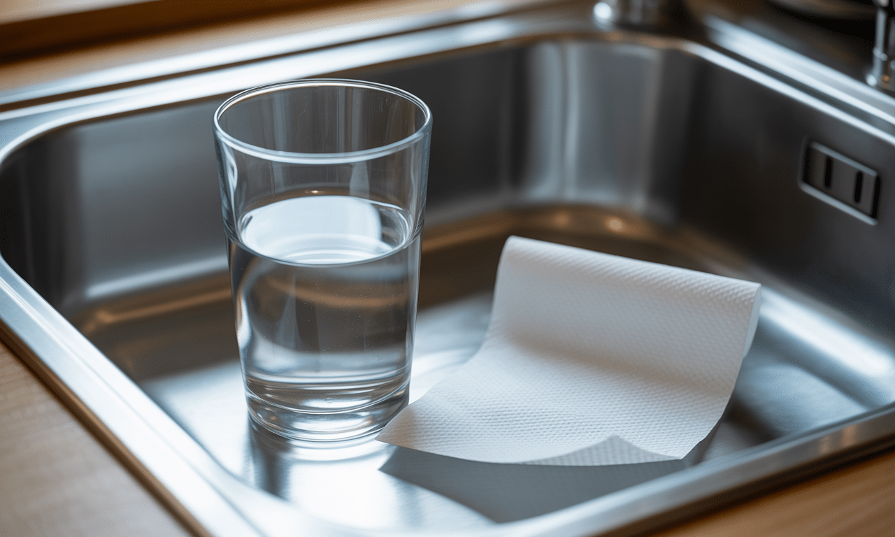 odkryj sprytny trik, dlaczego ludzie zostawiają szklankę wody i ręcznik papierowy w zlewie przed urlopem. prosty sposób, który może ułatwić twoją codzienną rutynę.