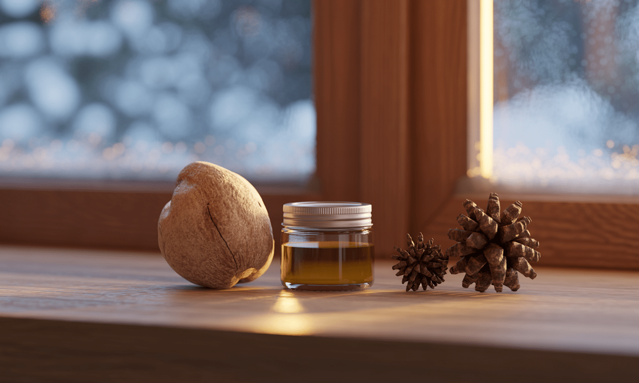 dwa proste składniki i szklany słoiczek to przepis na dom wolny od wilgoci zimą, z przyjemnym i naturalnym zapachem.