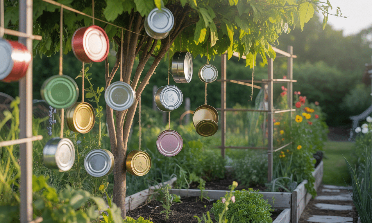 mało kto o tym wie: odkryj, dlaczego warto wieszać nakrętki od puszek w ogrodzie i jakie korzyści przynosi ta praktyka dla roślin i środowiska.