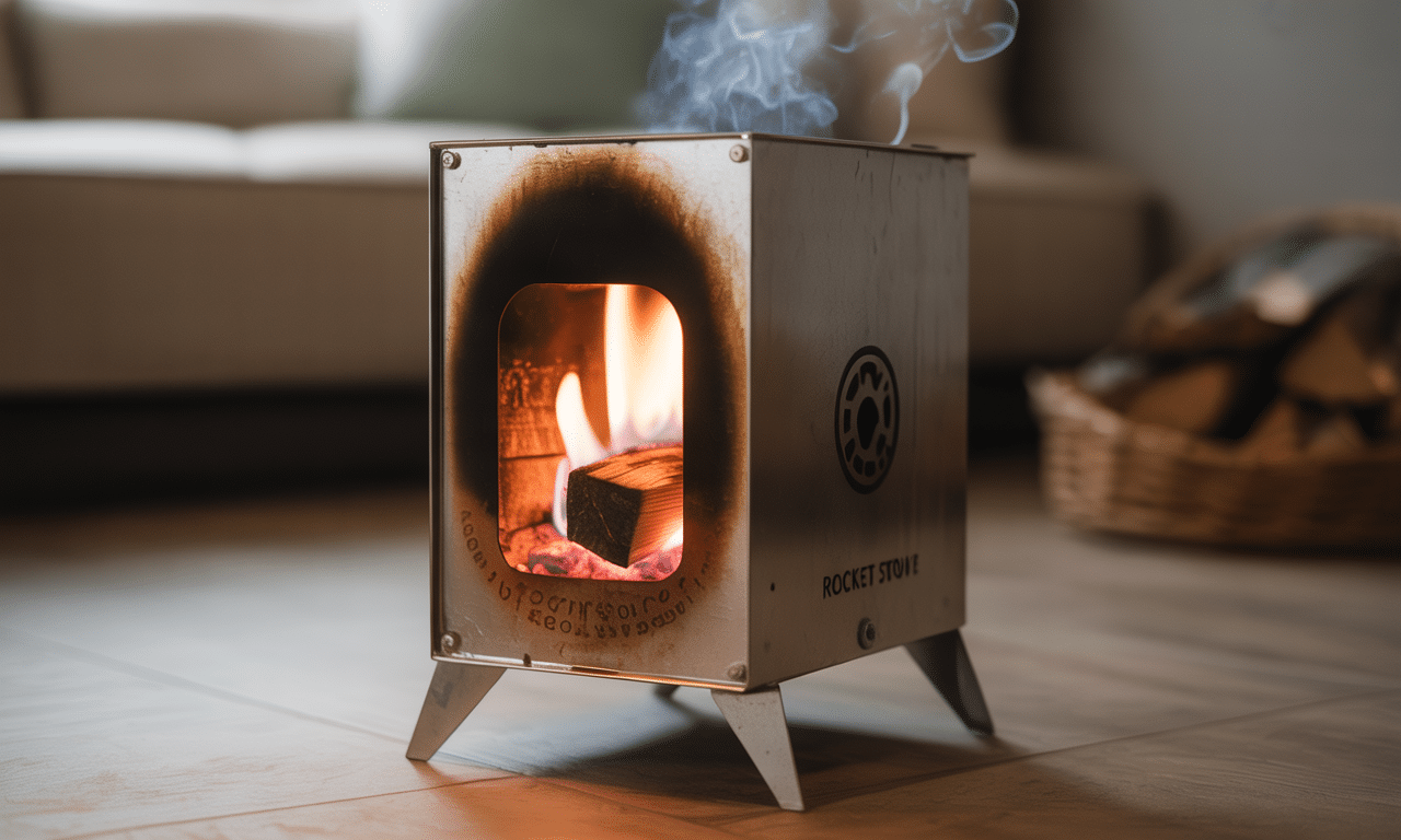 odkryj prosty sposób na tanią zimę dzięki piecowi rakietowemu, który niemal całkowicie spala drewno, zapewniając efektywne i ekologiczne ogrzewanie.