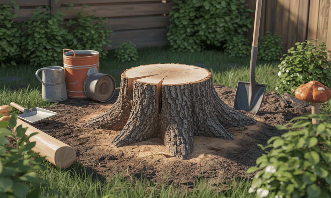 sprytny sposób na usunięcie pnia drzewa bez wysiłku, koparki i zbędnych kosztów. dowiedz się, jak szybko i tanio pozbyć się pnia w prosty sposób.