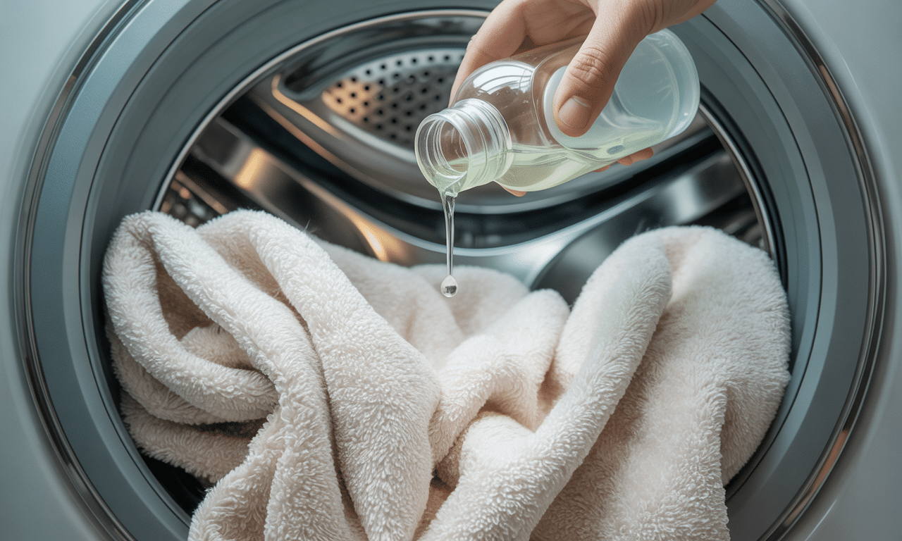dodaj kilka kropli do pralki, aby ręczniki były bardziej miękkie i długo utrzymywały świeży zapach.